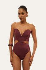 Mai  Strapless Matelass  Orla Suntime - VINHO 0