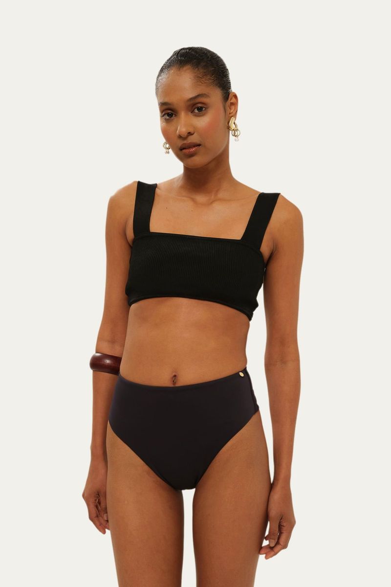 Calcinha Hot Pant Fio Dental Suntime - PRETO 0