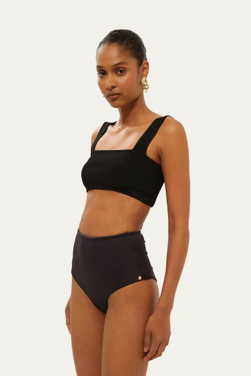 Hot Pant Maxi Cintia Corpo Suntime - PRETO 1