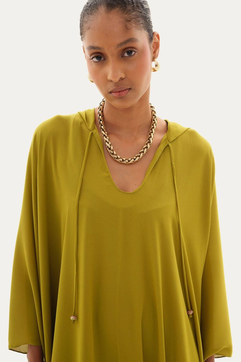Kaftan Beringela Pistache Shop Eera - VERDE 1