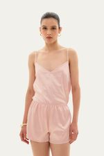 Short Lingerie Maria Augusta Linnen - NUDE 0