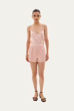 Short Lingerie Maria Augusta Linnen - NUDE 1