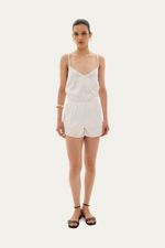 Short Lingerie Maria Augusta Linnen - OFF WHITE 1
