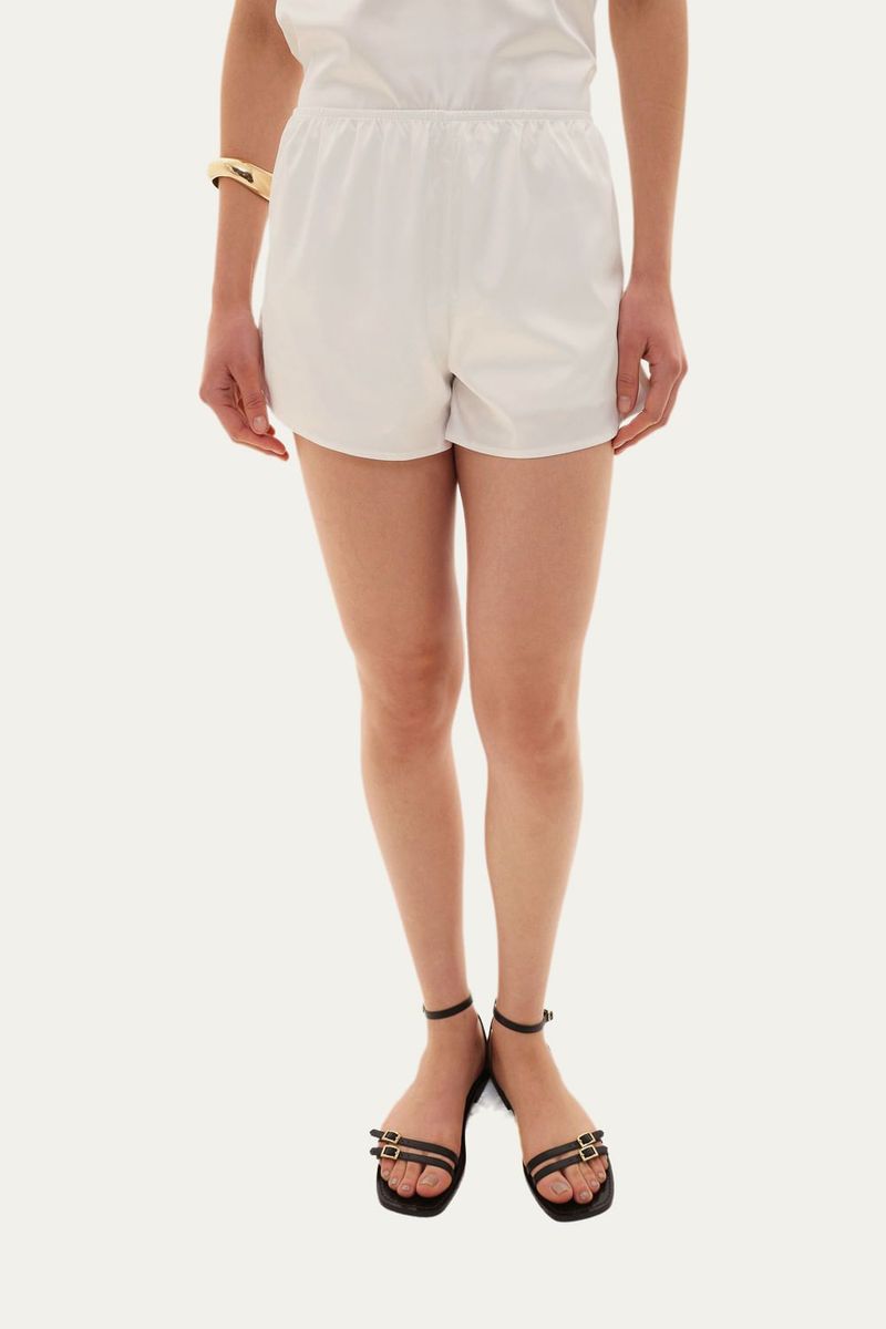 Short Lingerie Maria Augusta Linnen - OFF WHITE 2