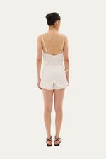 Short Lingerie Maria Augusta Linnen - OFF WHITE 3