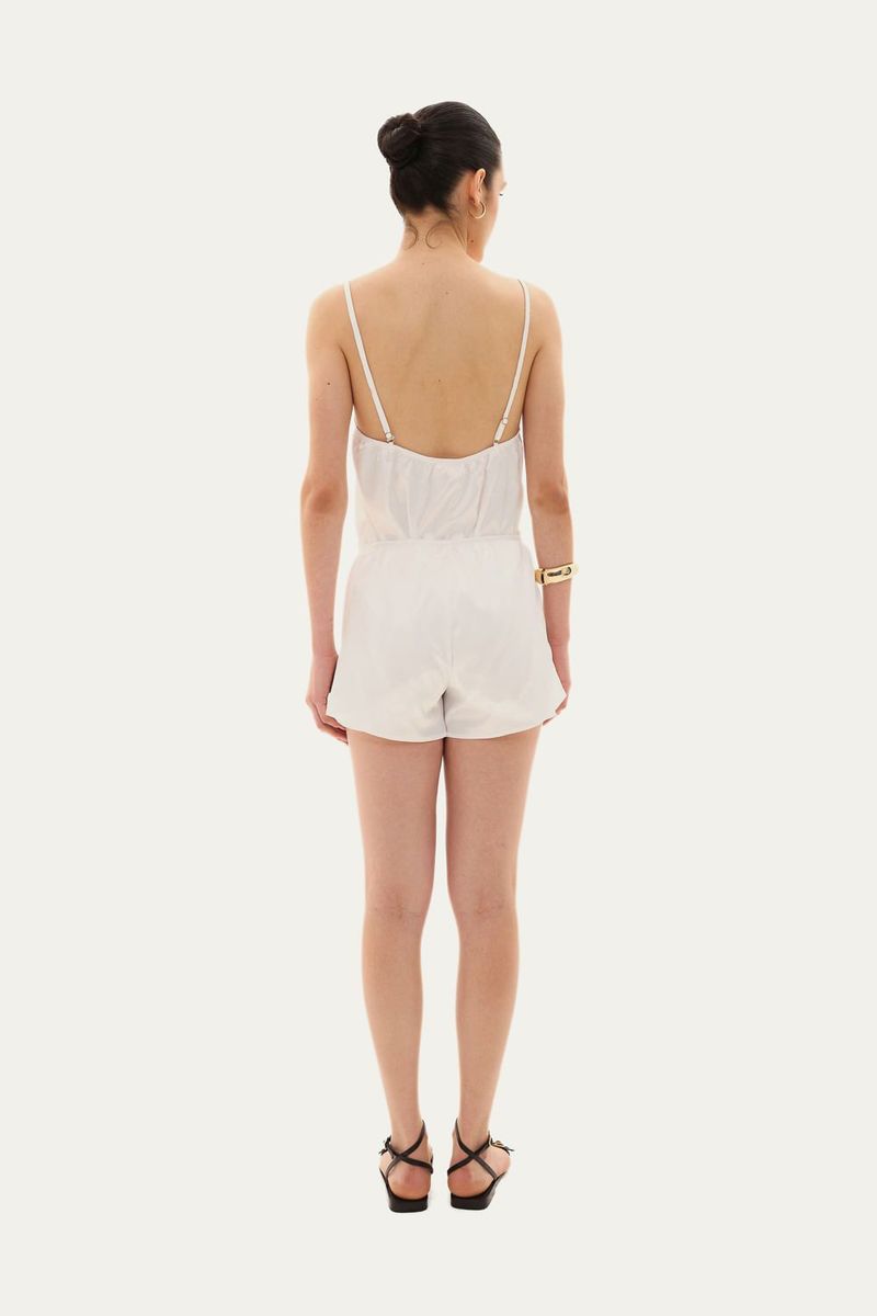 Short Lingerie Maria Augusta Linnen - OFF WHITE 3