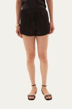 Short Lingerie Maria Augusta Linnen - PRETO 2