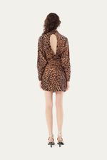 Vestido Mini Tule Devore Vita Nk - ANIMAL PRINT 4