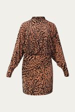 Vestido Mini Tule Devore Vita Nk - ANIMAL PRINT 5