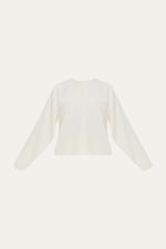 Blusa Manga Longa Crepe Envelope Erica Nk - OFF WHITE 4