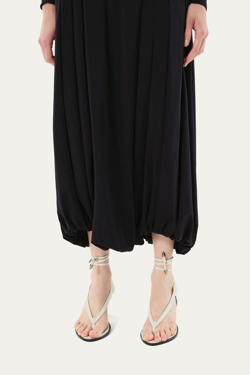 Saia Balon  Jersey Span Nk - PRETO 2