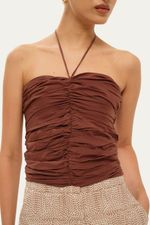 Top Beatriz Linnen - MARROM 2