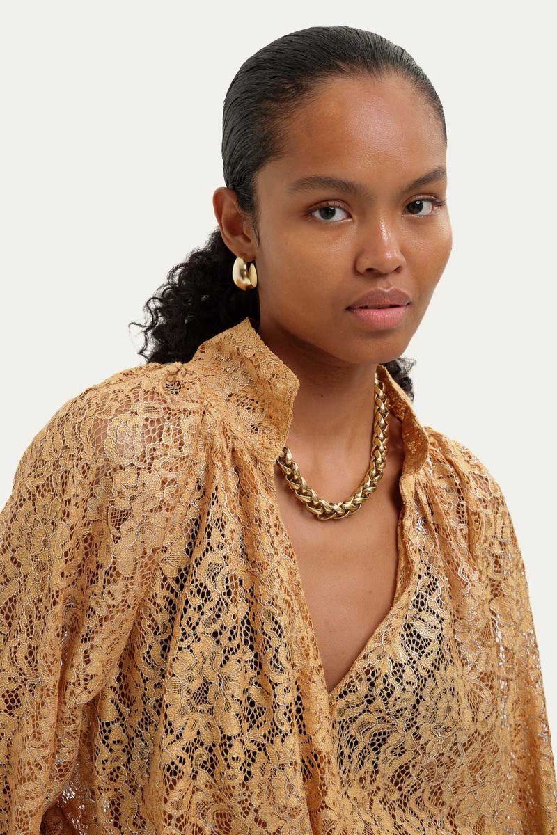 Blusa Jouer Framed - MOSTARDA 2