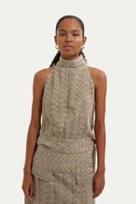 Top Ricce Framed - MARROM 0