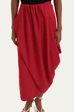 Saia Midi Gales Framed - VERMELHO 1