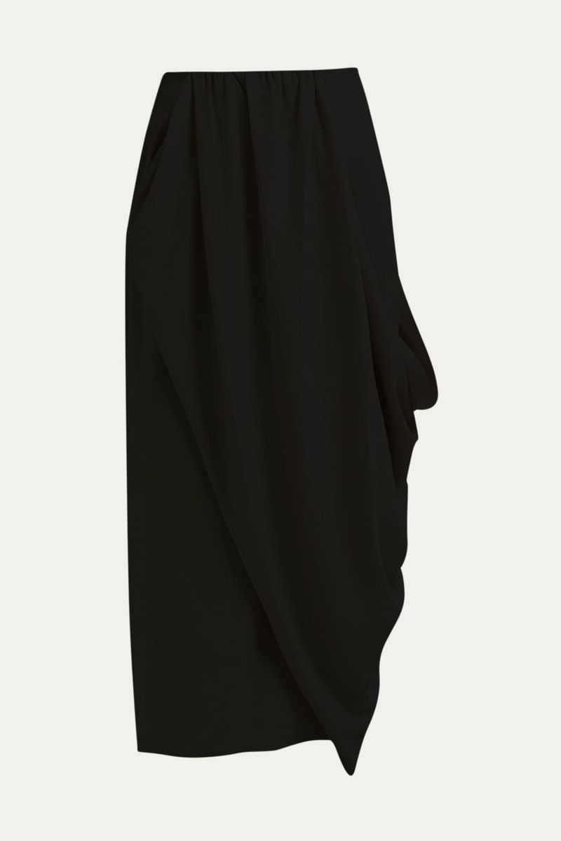 Saia Midi Gales Framed - PRETO 3