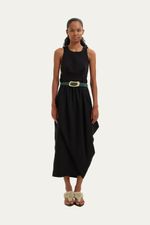 Saia Midi Gales Framed - PRETO 0