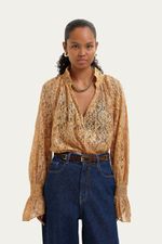 Blusa Jouer Framed - MOSTARDA 0