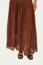 Vestido Sem Mangas Martha Linnen - MARROM 2