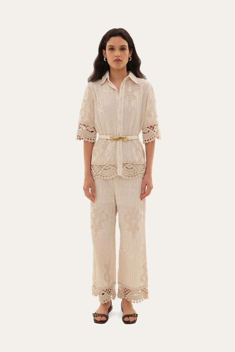 Camisa Clemence Linnen - NATURAL 1