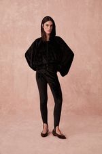 Cal a Legging Veludo Stamp Paula Raia - PRETO 0