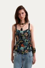 Top Charlotte All Most Vintage   Roberta Palhares - MULTICOLORIDO 0