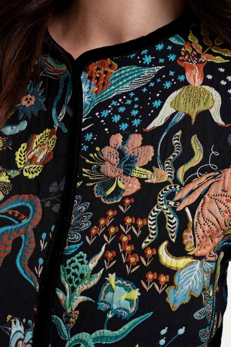 Casaco Charlotte All Most Vintage   Roberta Palhares - MULTICOLORIDO 2