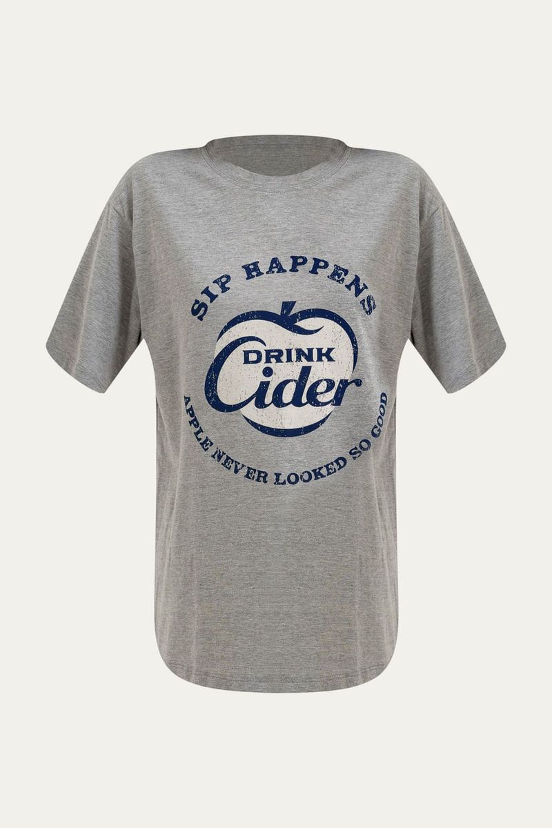 T-shirt Cheers All Most Vintage   Roberta Palhares - CINZA 4