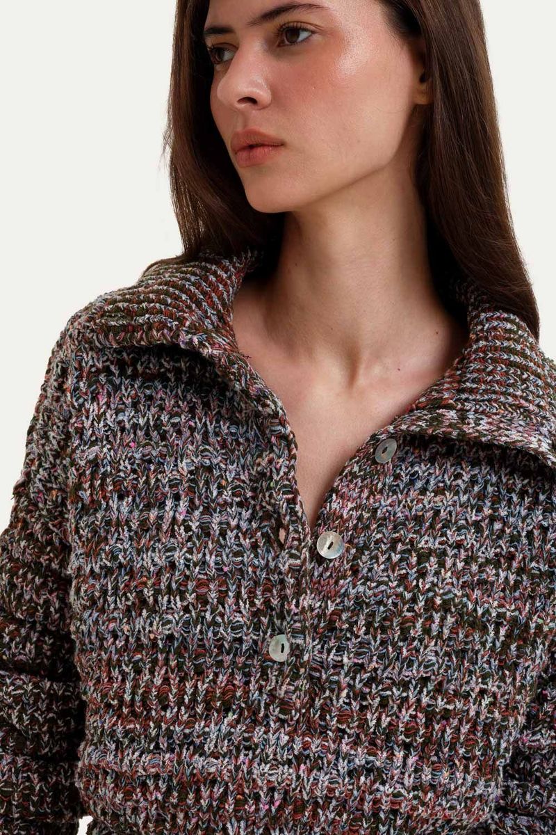 Blusa Tricot Wendy All Most Vintage   Roberta Palhares - MULTICOLORIDO 2