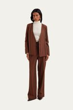 Cal a Alfaiataria Arpelle Clemence - MARROM 0