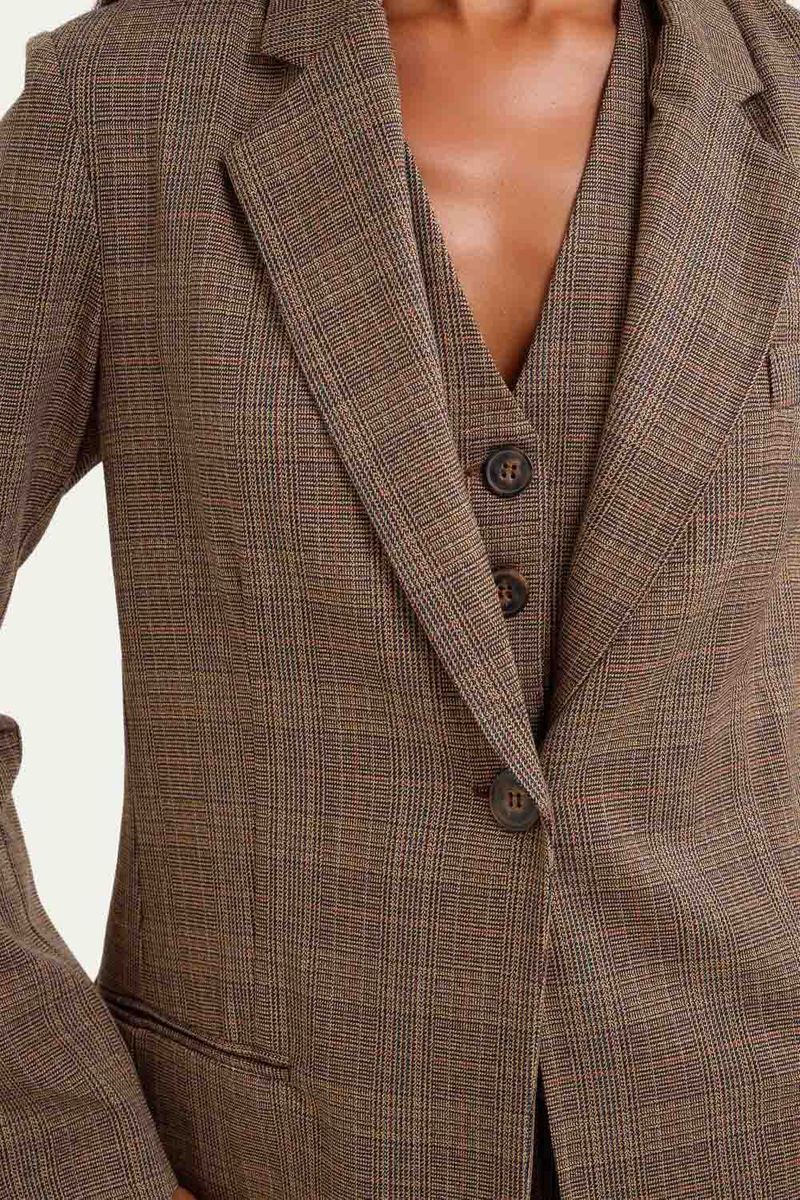 Blazer Preppy Clemence - MARROM 2