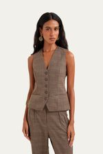 Colete Preppy Clemence - MARROM 0