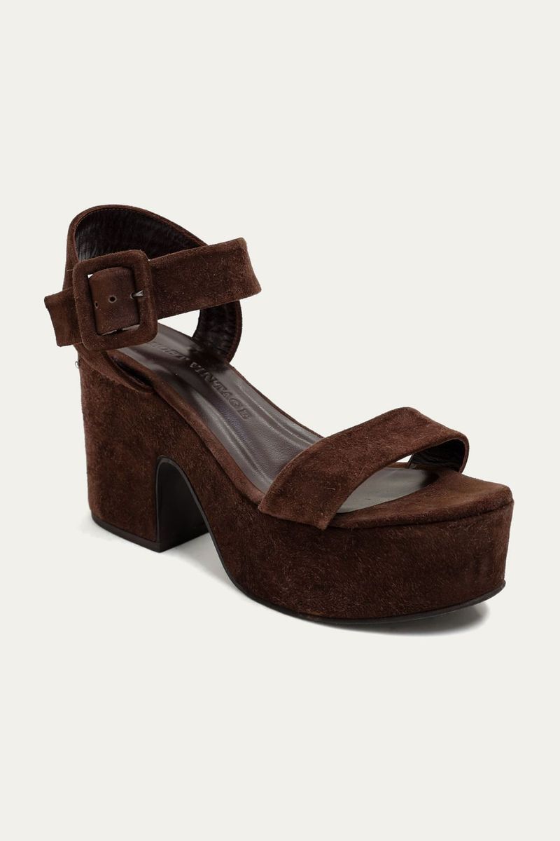 Sand lia Meia Pata Lizzy All Most Vintage - MARROM 2