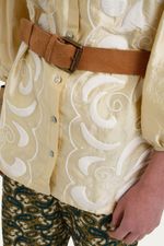 Blusa Eug nia All Most Vintage   Roberta Palhares AMARELO 2