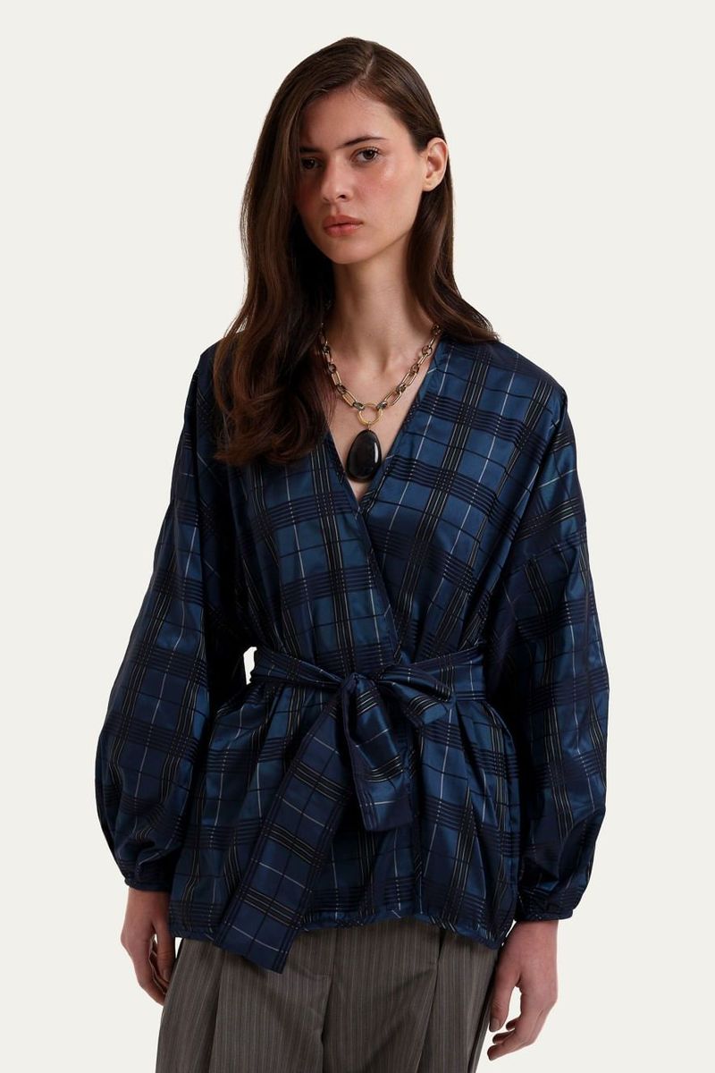 Kimono Margaret All Most Vintage   Roberta Palhares - XADREZ 1