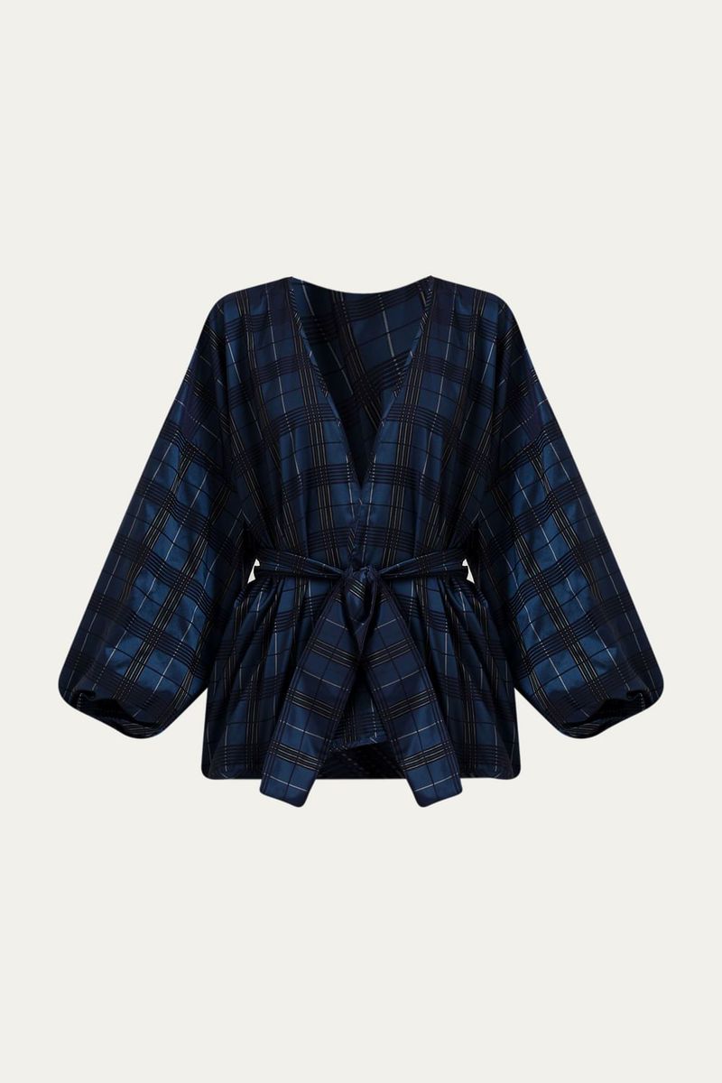 Kimono Margaret All Most Vintage   Roberta Palhares - XADREZ 4