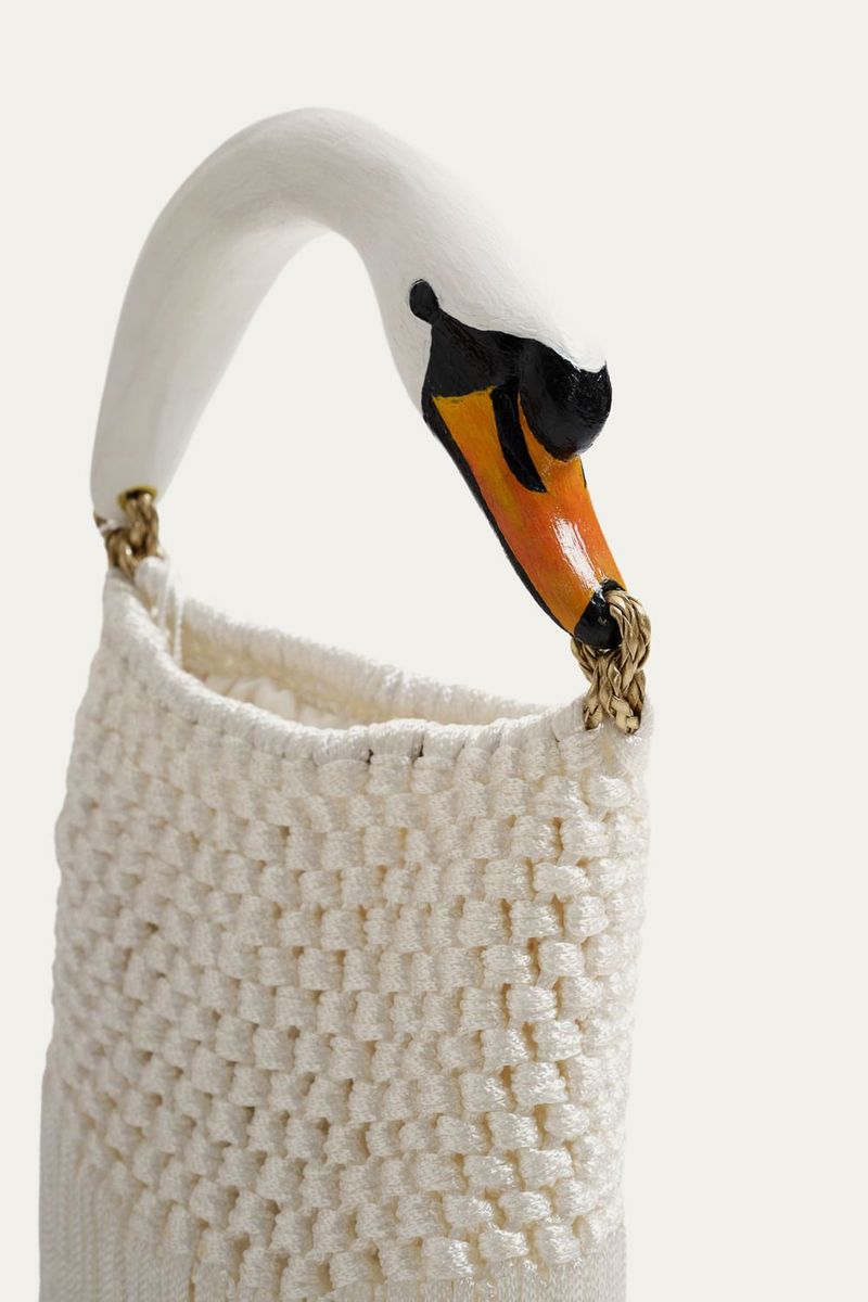 Bolsa Cisne A M  Acess rios - OFF WHITE 1