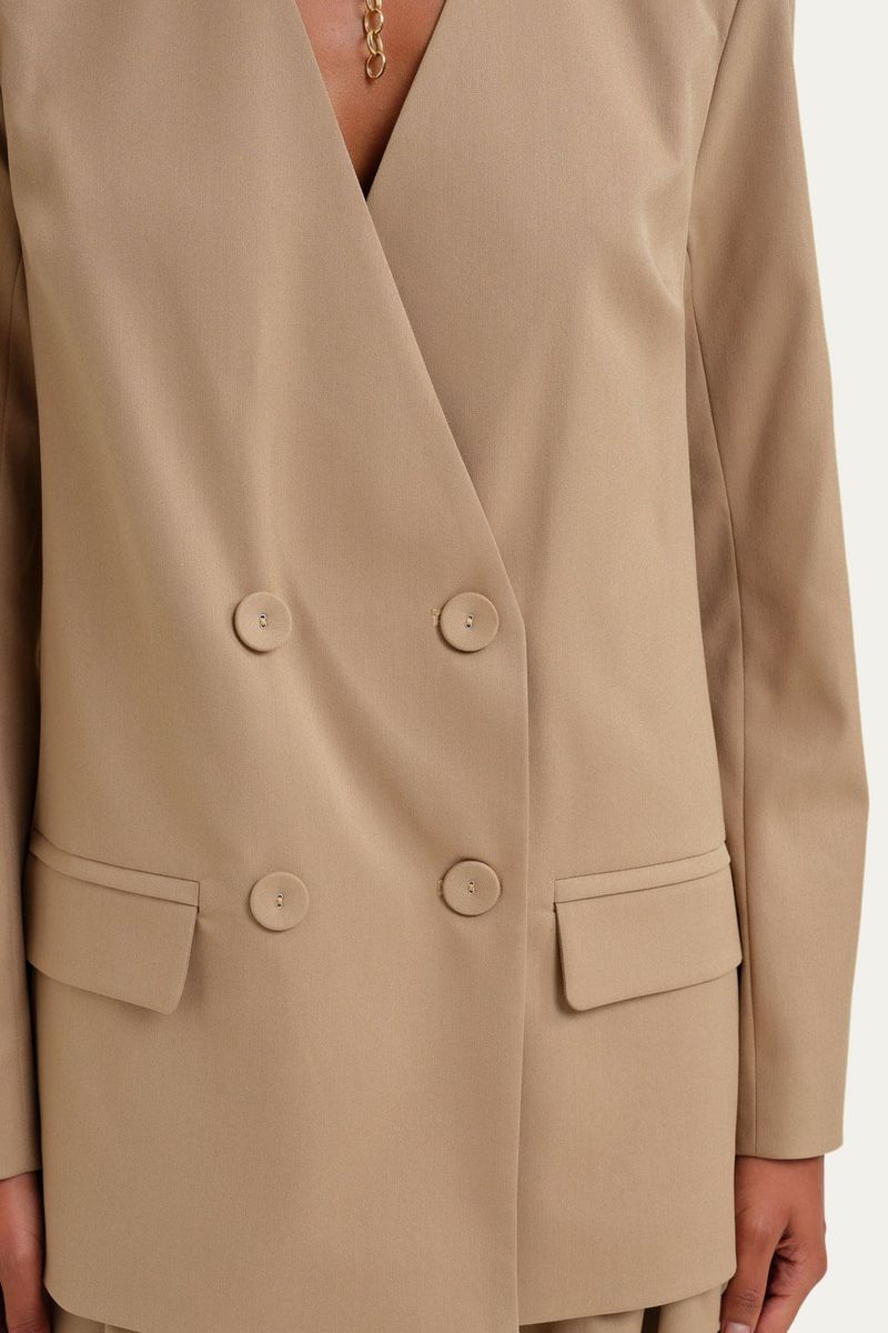 Blazer Alfaiataria Spal Nk - BEGE 2