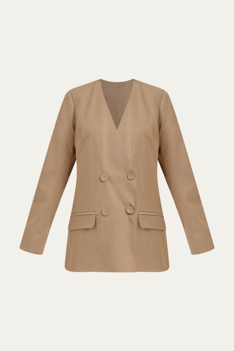 Blazer Alfaiataria Spal Nk - BEGE 4