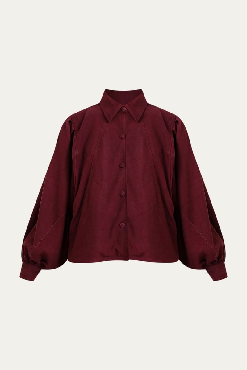 Jaqueta Overstory Chamois Cruise - VINHO 4