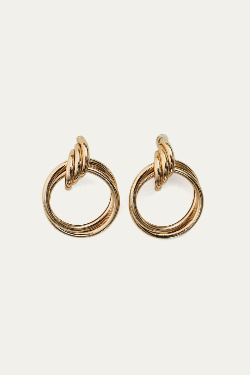 Argola Frontal M dia Rosana Bernardes - DOURADO 0