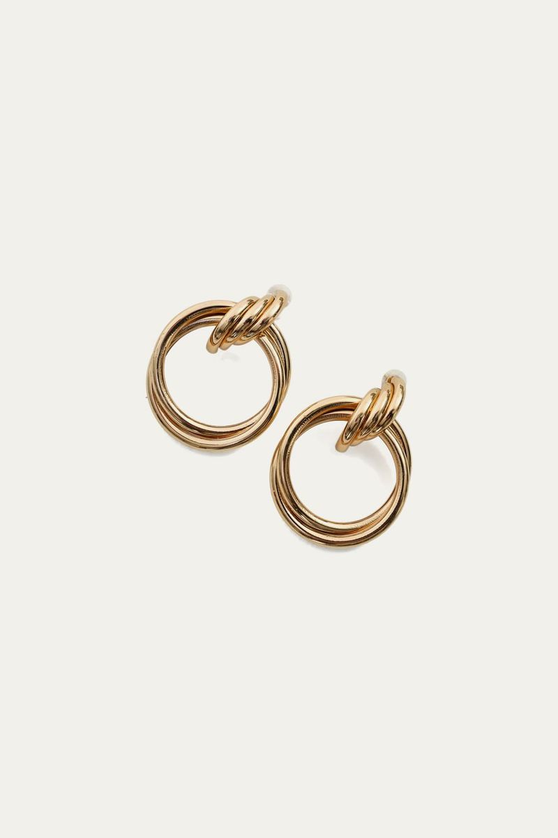 Argola Frontal M dia Rosana Bernardes - DOURADO 1