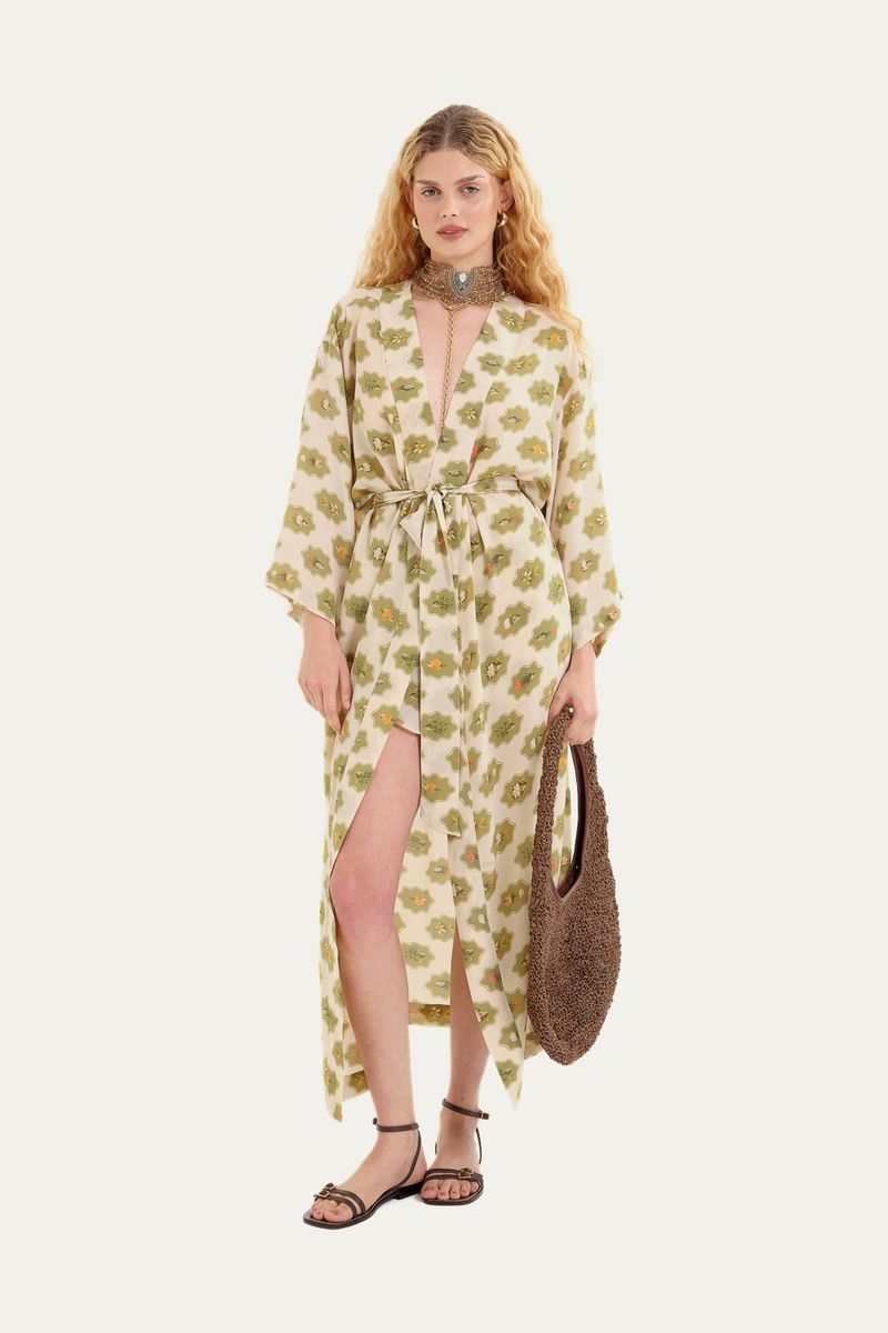 Conjunto Kimono Piscium Florifera L  Macie - FLORAL 0