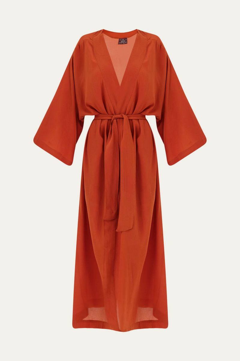 Conjunto Kimono Corallium Solaris L  Macie - TERRACOTA 4