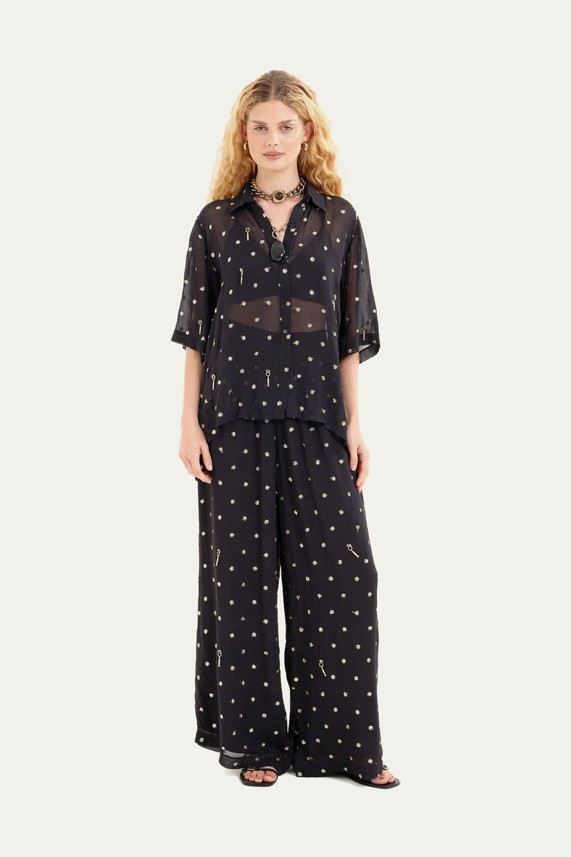 Conjunto Pisculi Lucentis L  Macie - PRETO 0