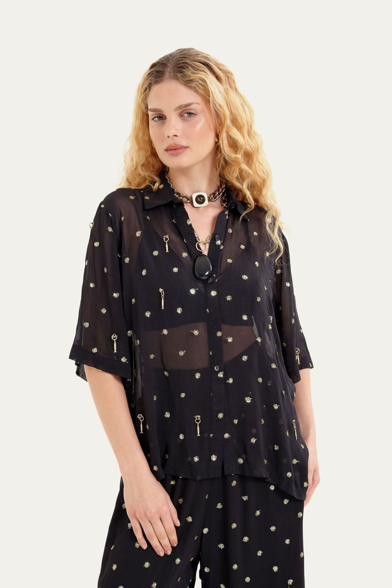 Conjunto Pisculi Lucentis L  Macie - PRETO 1