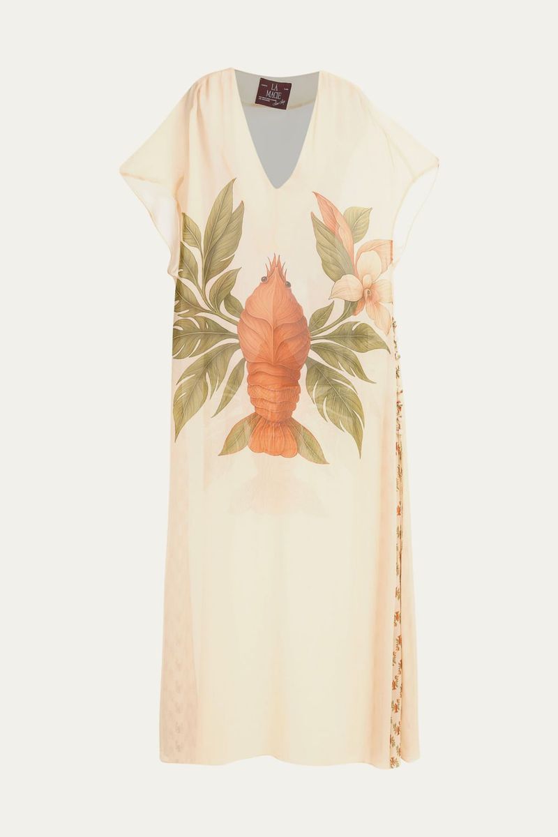 Kaftan Lacusta Magnifica L  Macie - OFF WHITE 4