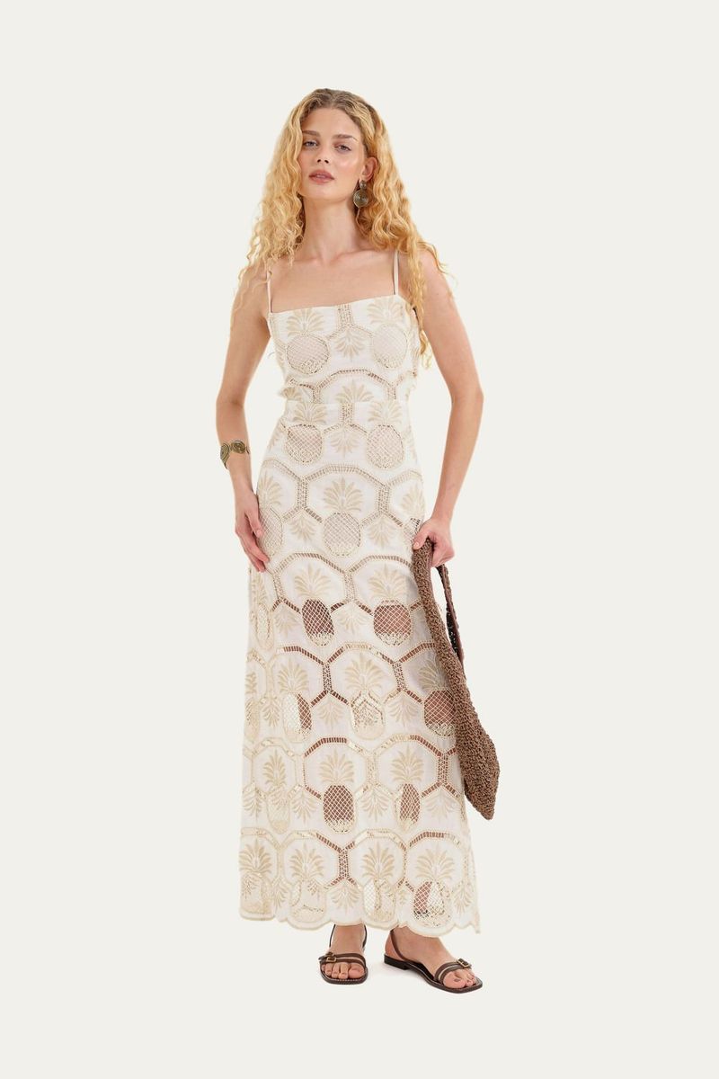 Vestido Avea Mar - BRANCO 0