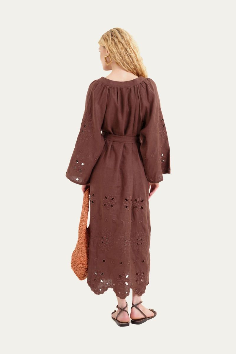 Kaftan Bora Bora Mar - MARROM 2