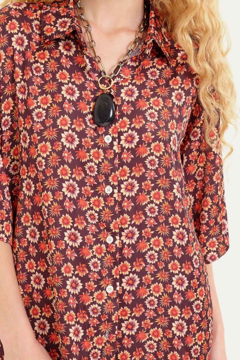 Conjunto A afr o Voa Voa - MARROM 1